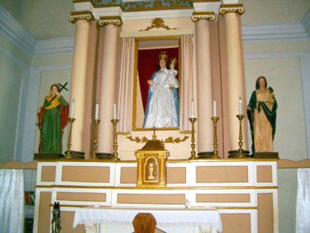 CHIESA DEL ROSARIO ALTARE  MAGGIORE